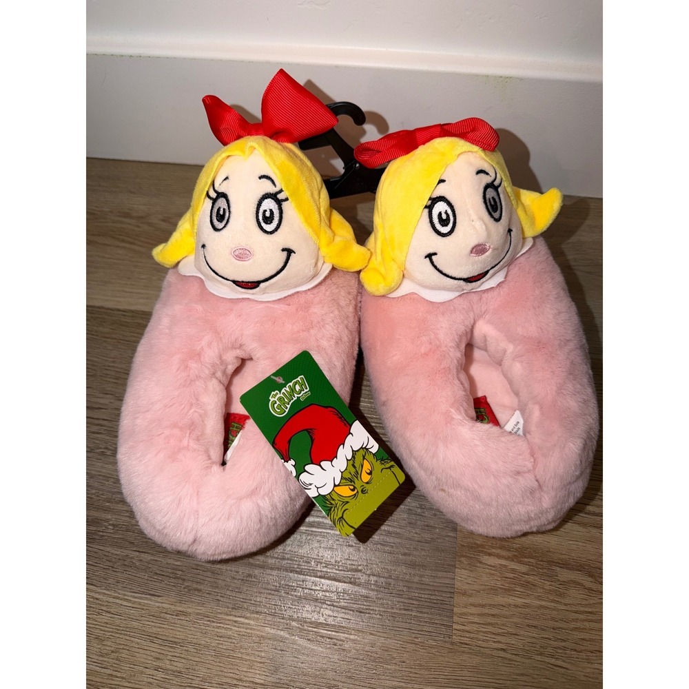 Girl slippers 11/12 the grinch Cindy Lou - Picture 3 of 5